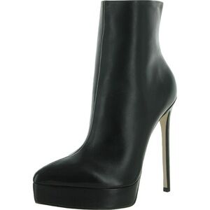 Steve Madden Booties ( Veliana Black Leather ) 9.5 M